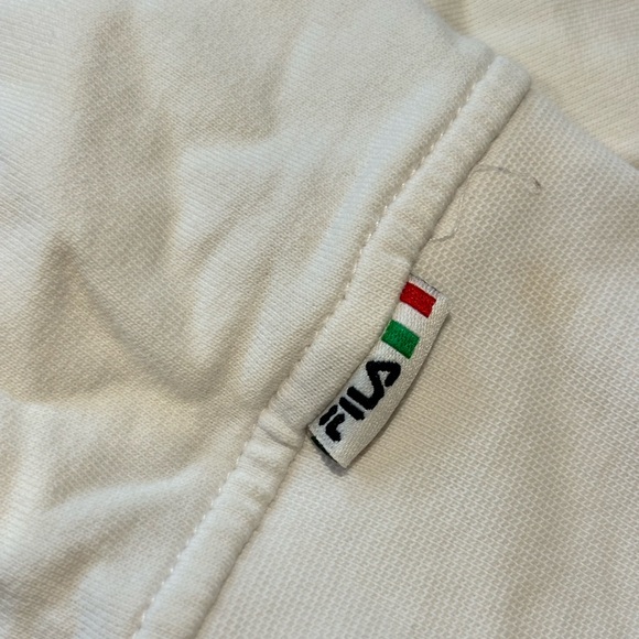 FILA white zip up hoodie - Picture 4 of 5